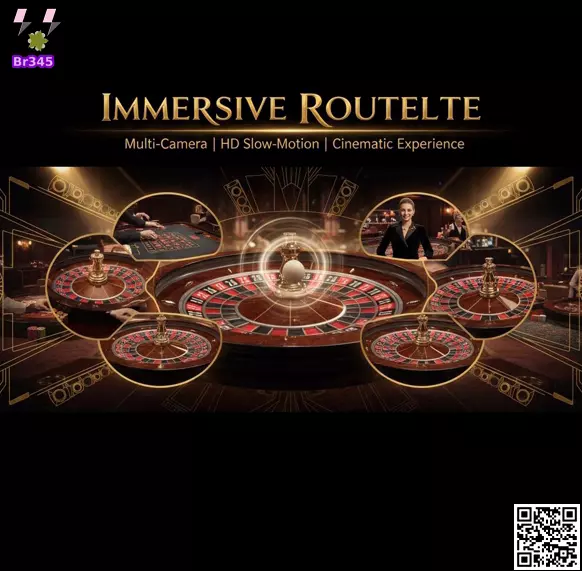 Imagem em tela ampla do Immersive Roulette no Br345
