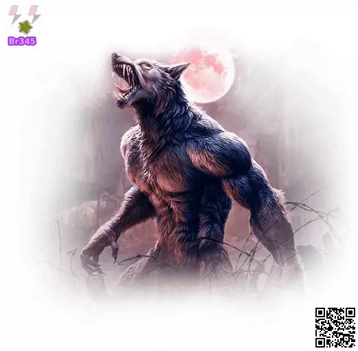 Tela ampla de Werewolf's Hunt para visualização de recursos e tema do jogo
